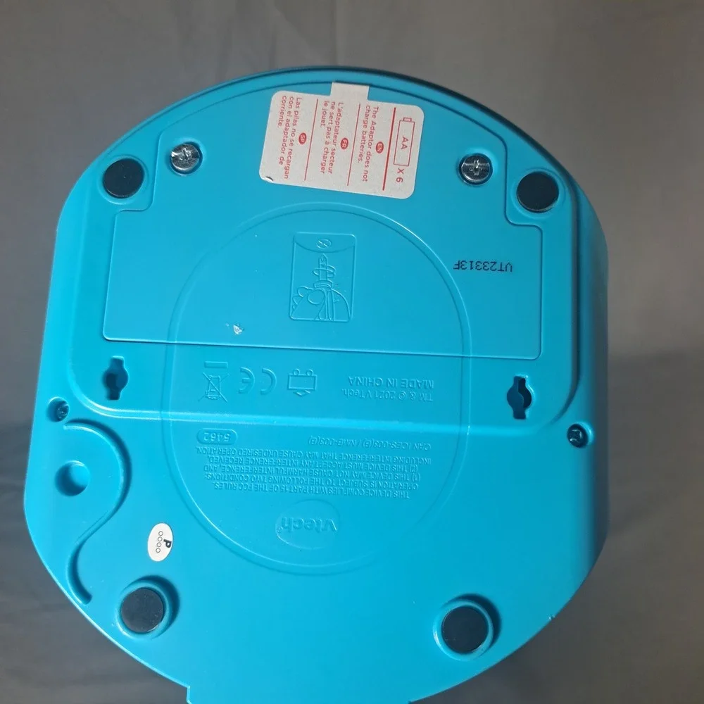 VTech Storytime With Sunny Interactive Storytelling Lamp Blue Green Educational